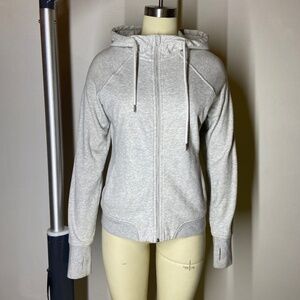 stori by Katy Hearn - Grey Zip Up Hoodie Sweatshirt